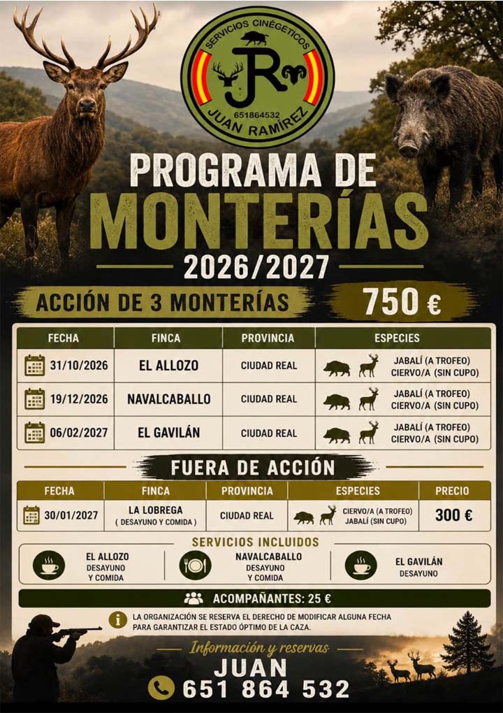 Programa Monterias Juan Ramirez 2025